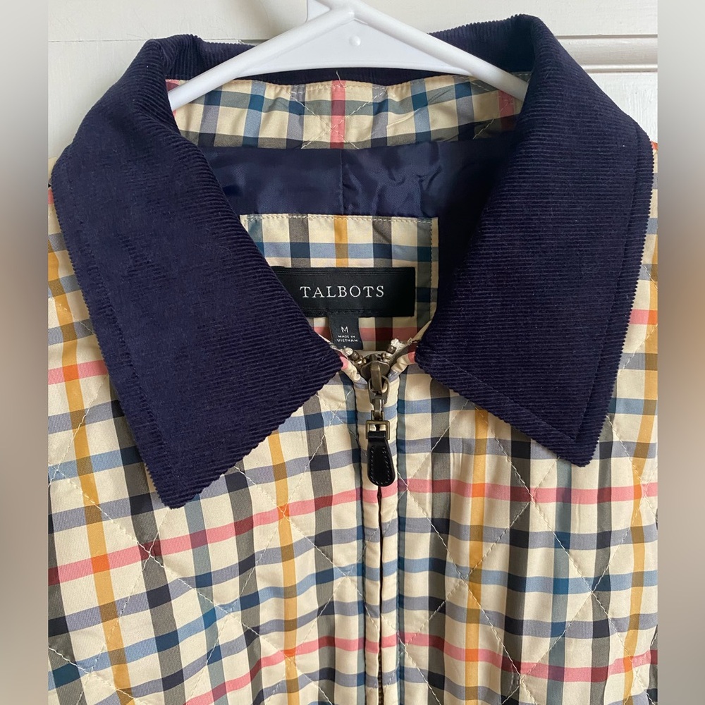 Talbots Plaid Barn Coat/Jacket Size M - Picture 4 of 9